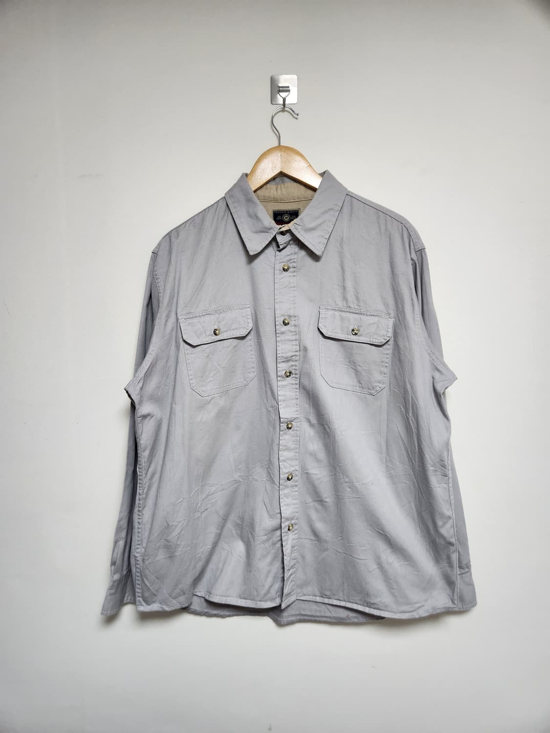 랭글러Wrangler 코튼 워크 셔츠 L - S89 상품이미지1