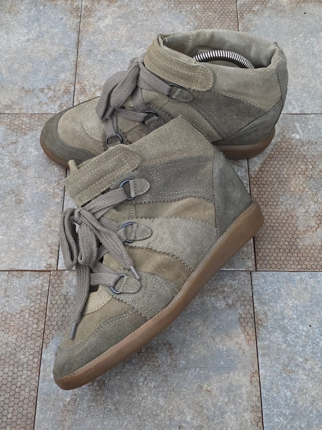 (250)이자벨마랑 바비 카키 스니커즈  상품이미지3