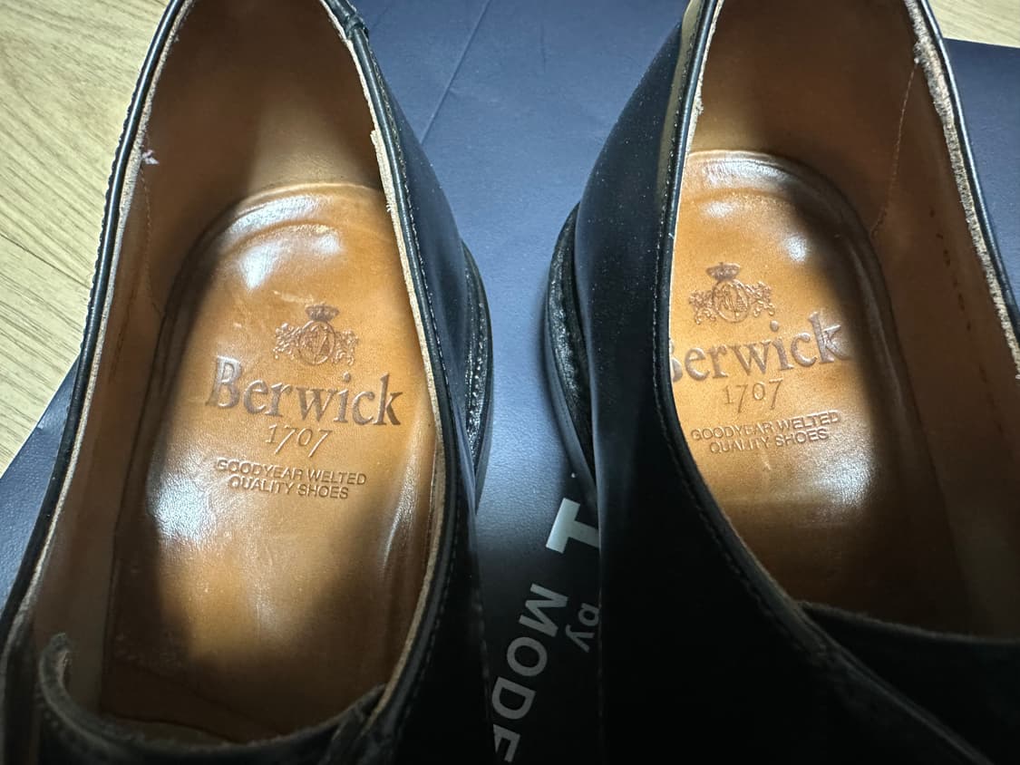 (270)Berwick 더비 5341 Rois calf Black UK8 상품이미지3