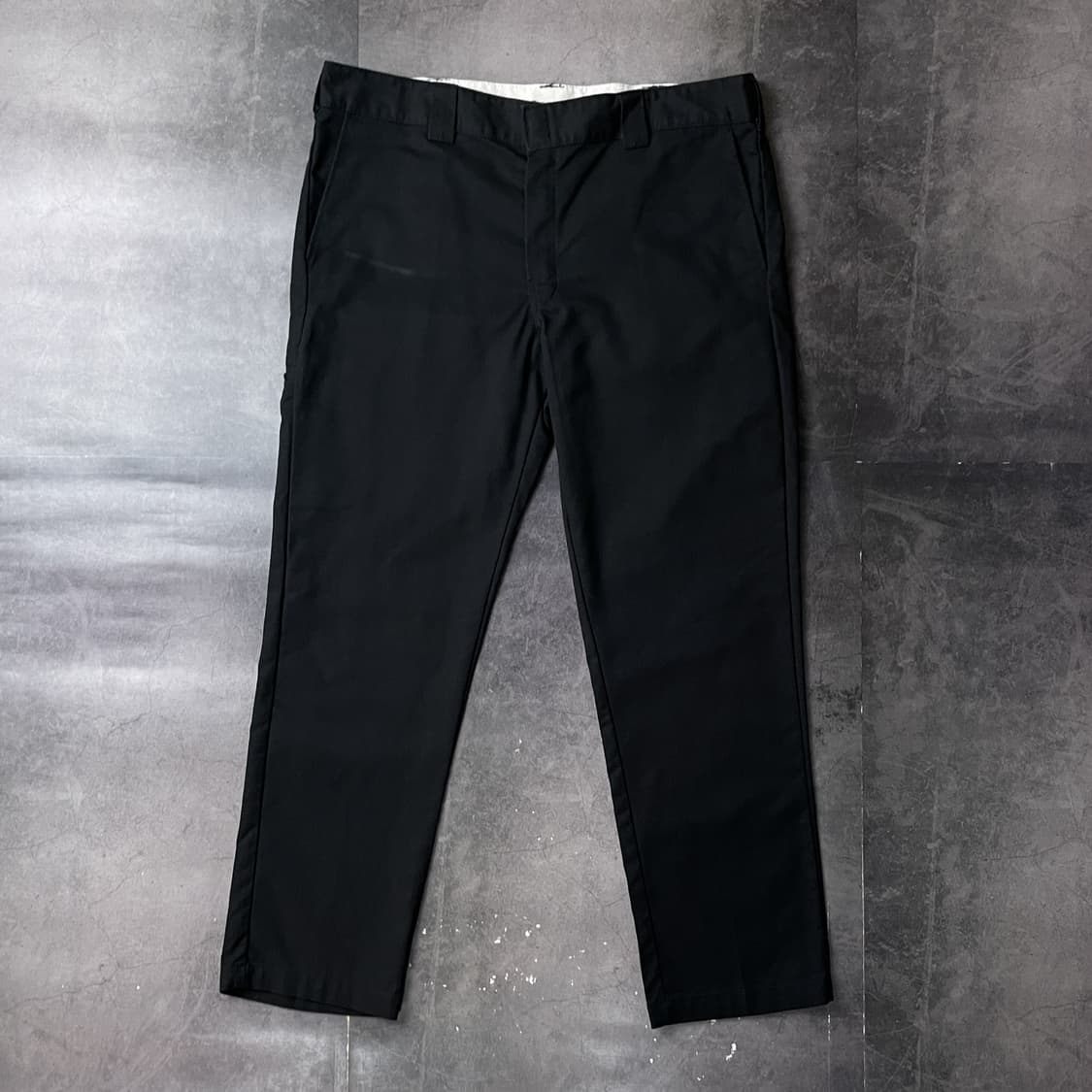 DICKIES 디키즈 빈티지 블랙 테이퍼드핏 워크팬츠 A01056 상품이미지1