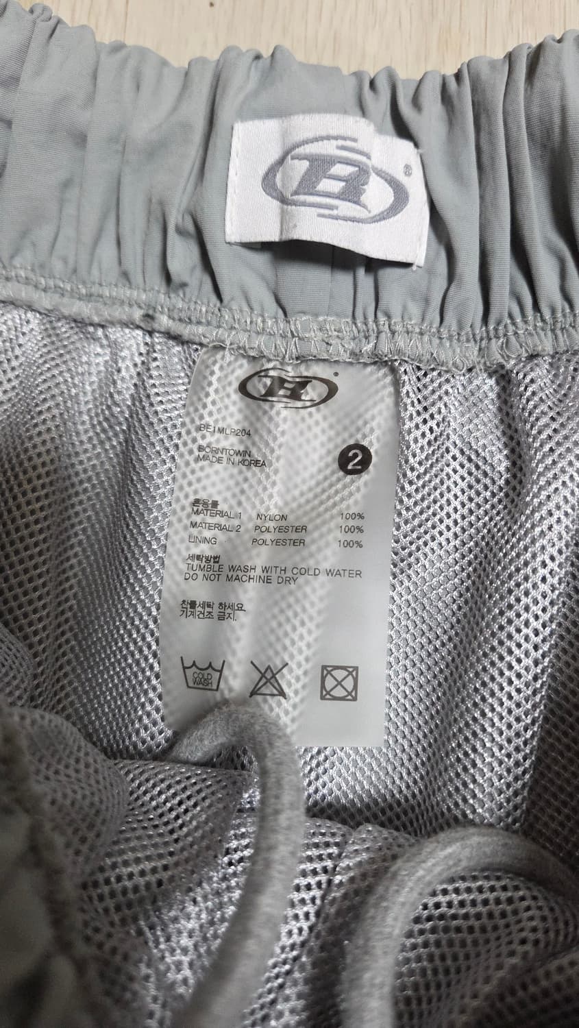 (착샷) 본투윈 크롬 나일론 블럭 팬츠 상품이미지3