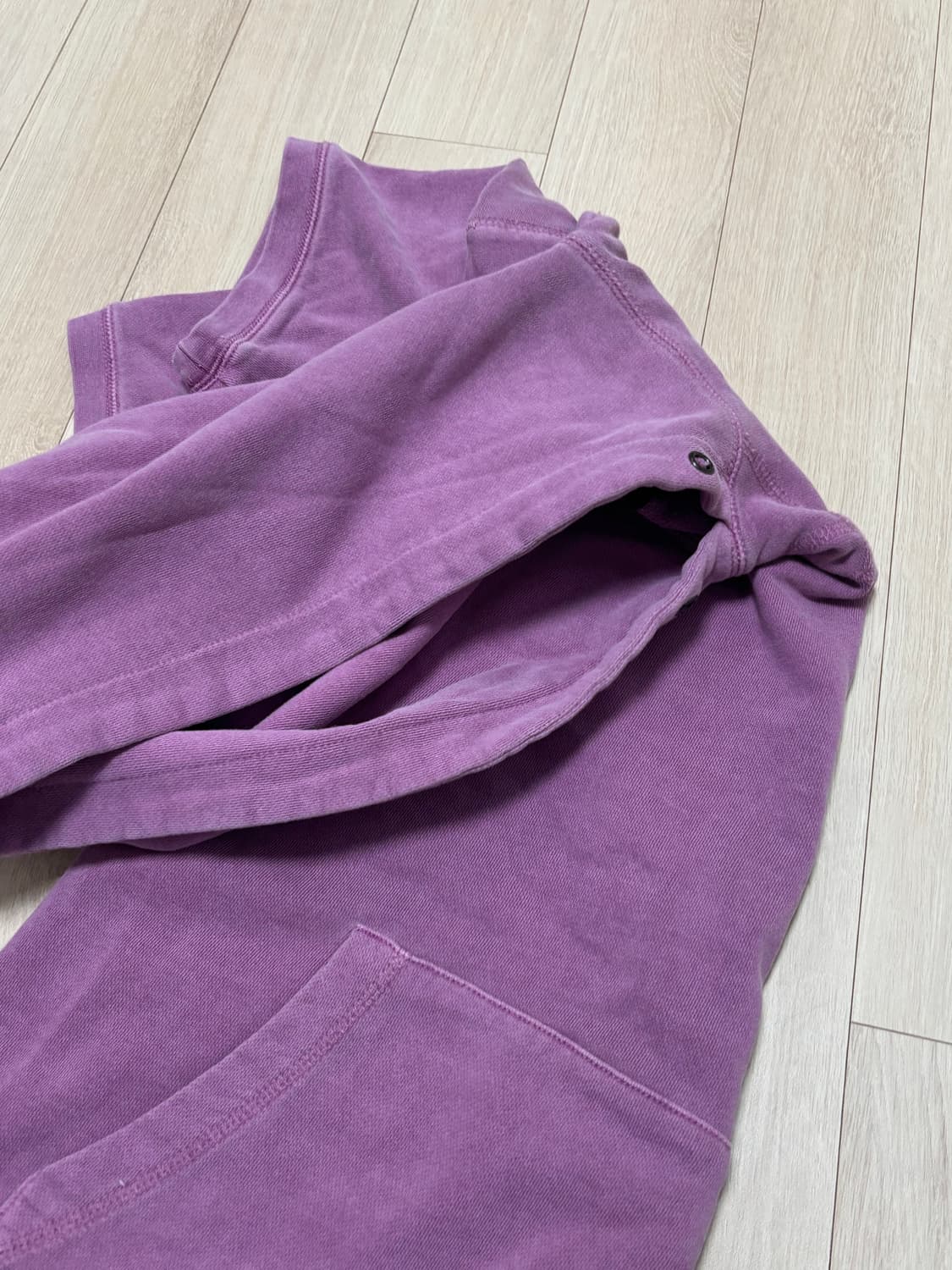 스투시 반팔 후드 핑크 S 상품이미지4