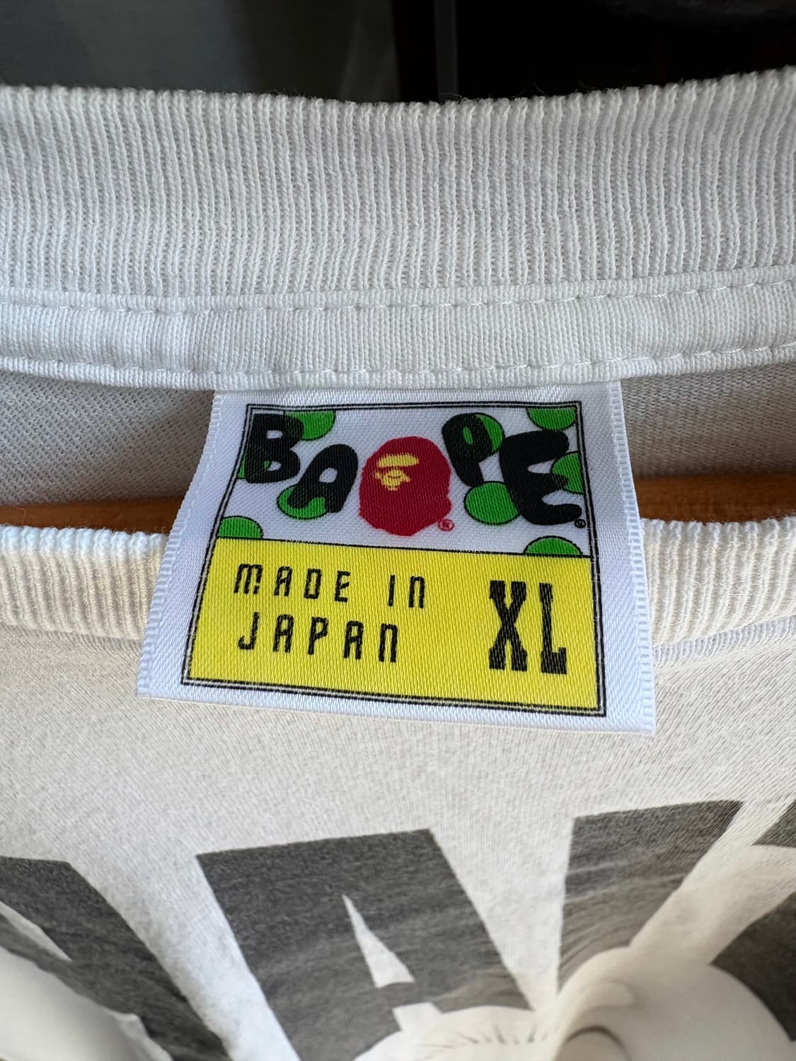 BAPE XL 반팔 MADE IN JAPAN 상품이미지3