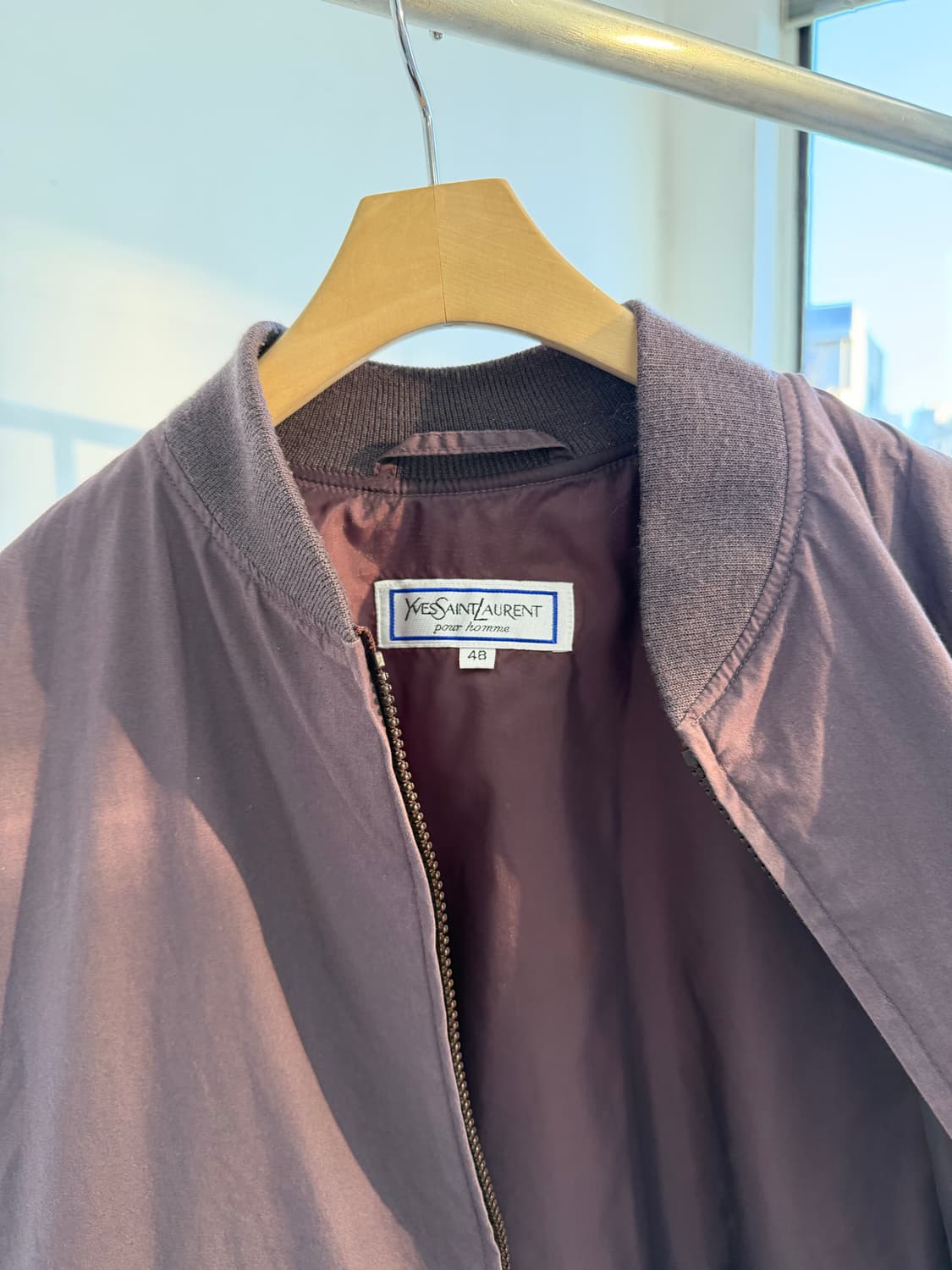 80-90s 생로랑 봄버 자켓 상품이미지6