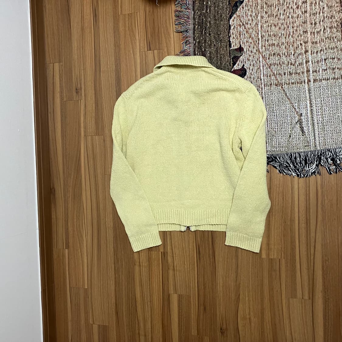 [M] 아르켓 청키 니트 집업 레몬 상품이미지2