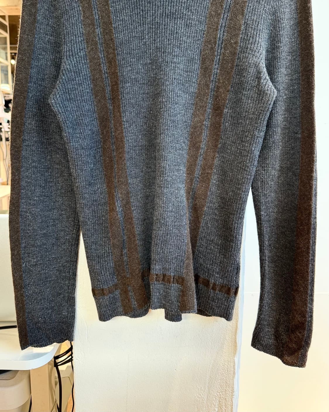 돌체앤가바나 차콜 아크릴울 터틀넥 니트 상품이미지6