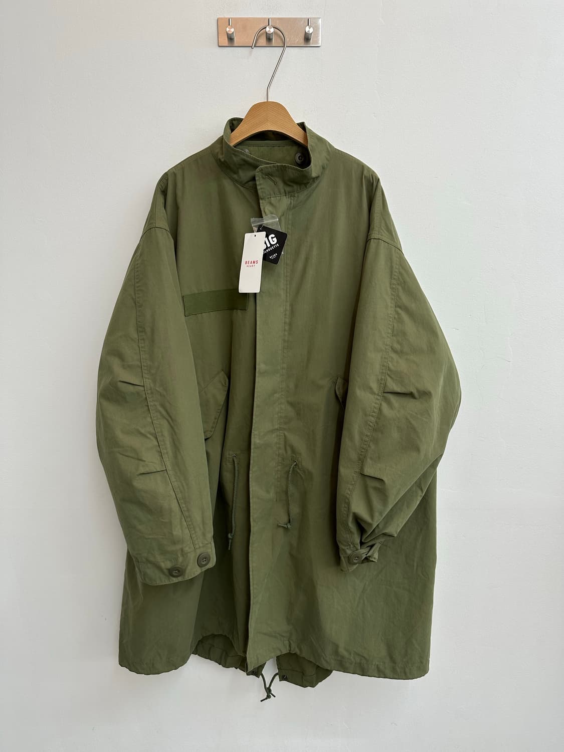 빔즈 M-65 개파카 피쉬테일 야상 모즈코트 라이너 내피 퀼팅 자켓 상품이미지2