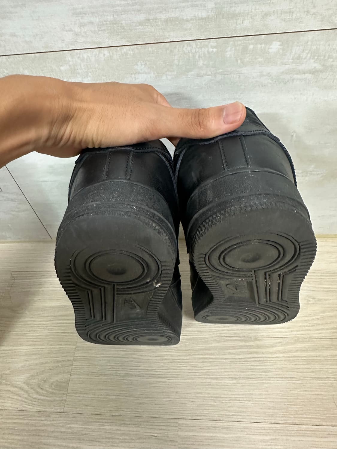 나이키 에어포스 블랙 기본 280 상품이미지6