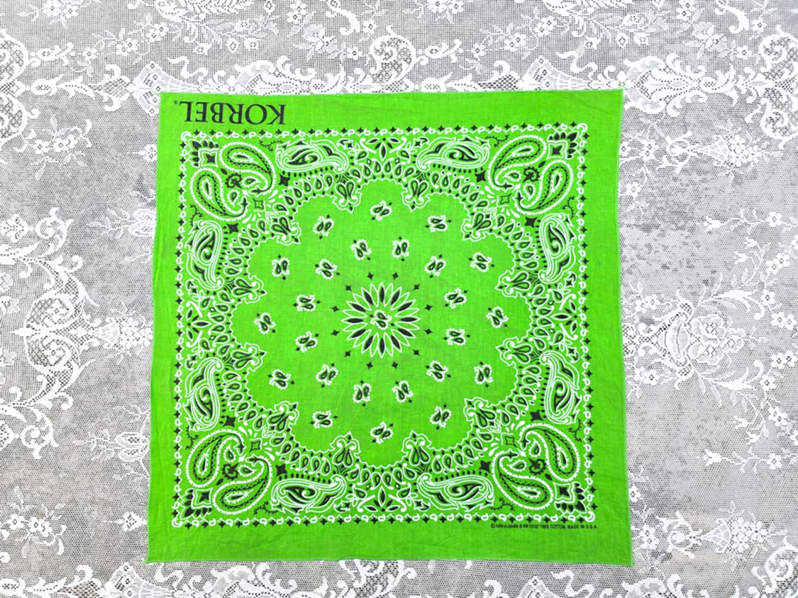 90s 하바행크 페이즐리 반다나 (made in usa) 상품이미지1