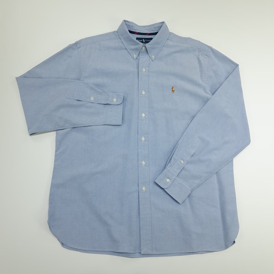 CN715 2XL 폴로 랄프로렌 클래식블루 긴팔 셔츠 남방 상품이미지2