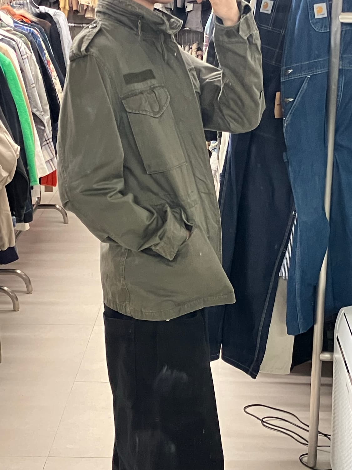 아비렉스 카키 m65 필드 자켓 L 상품이미지9