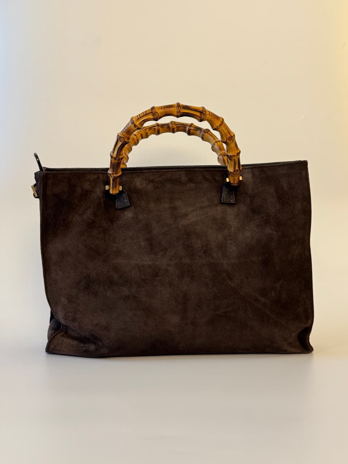 GUCCI(구찌) 뱀부 스웨이드 토트백 상품이미지3