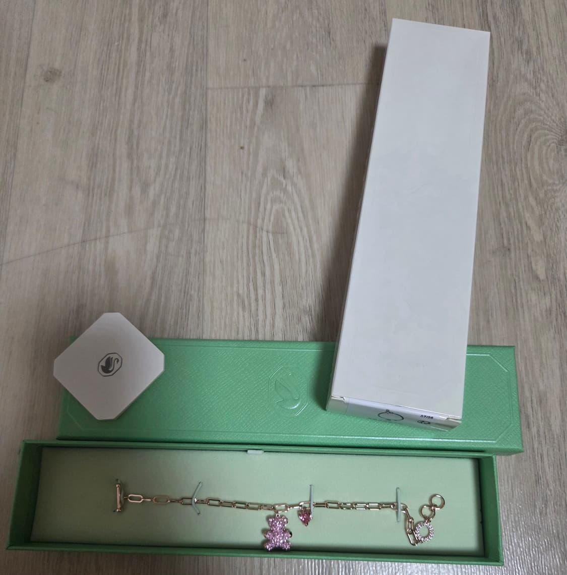 새제품)스와로브스키 테디 베어 팔찌 정품 상품이미지6