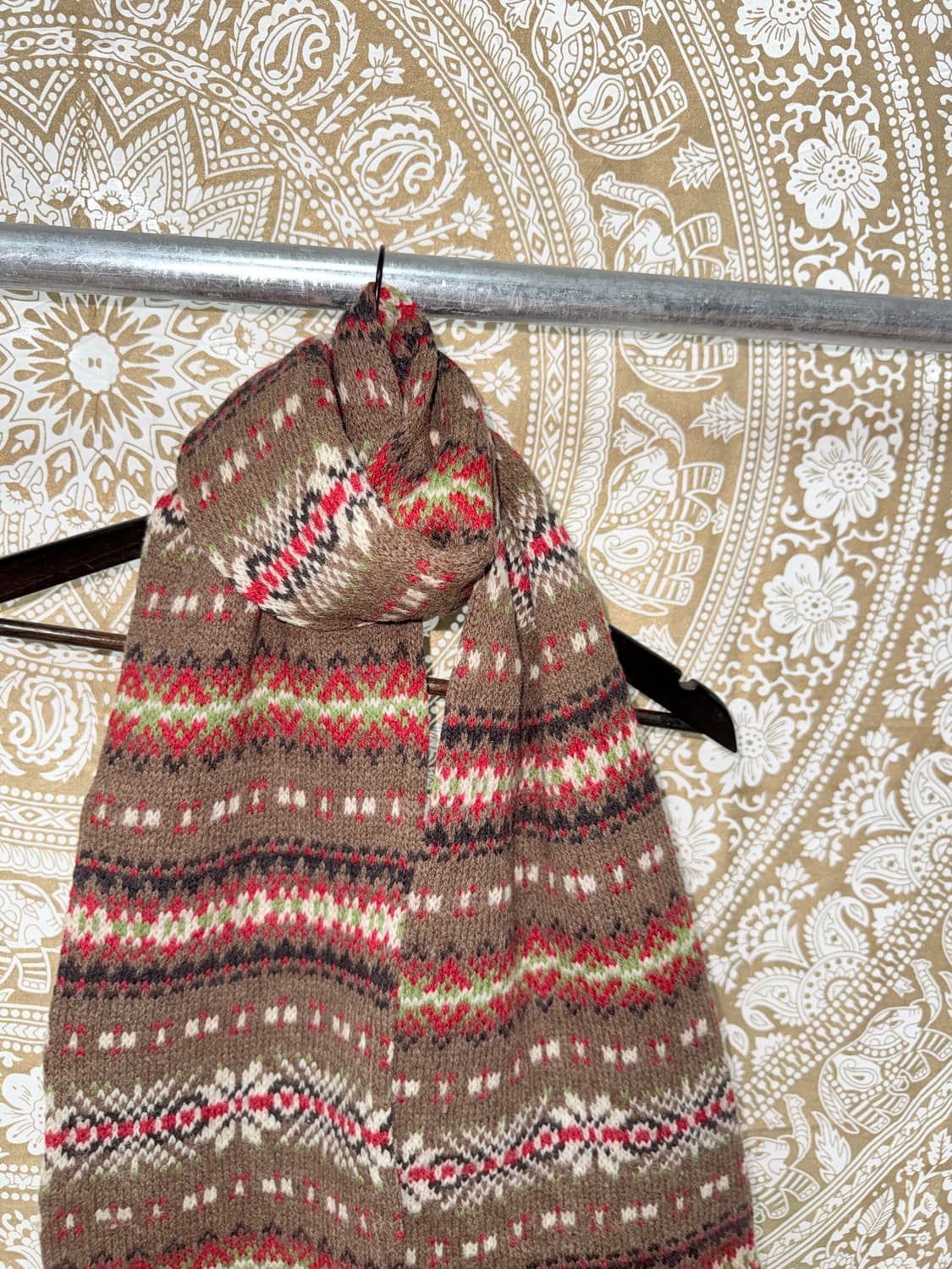 베네통 에스닉 니트 머플러 목도리  상품이미지5