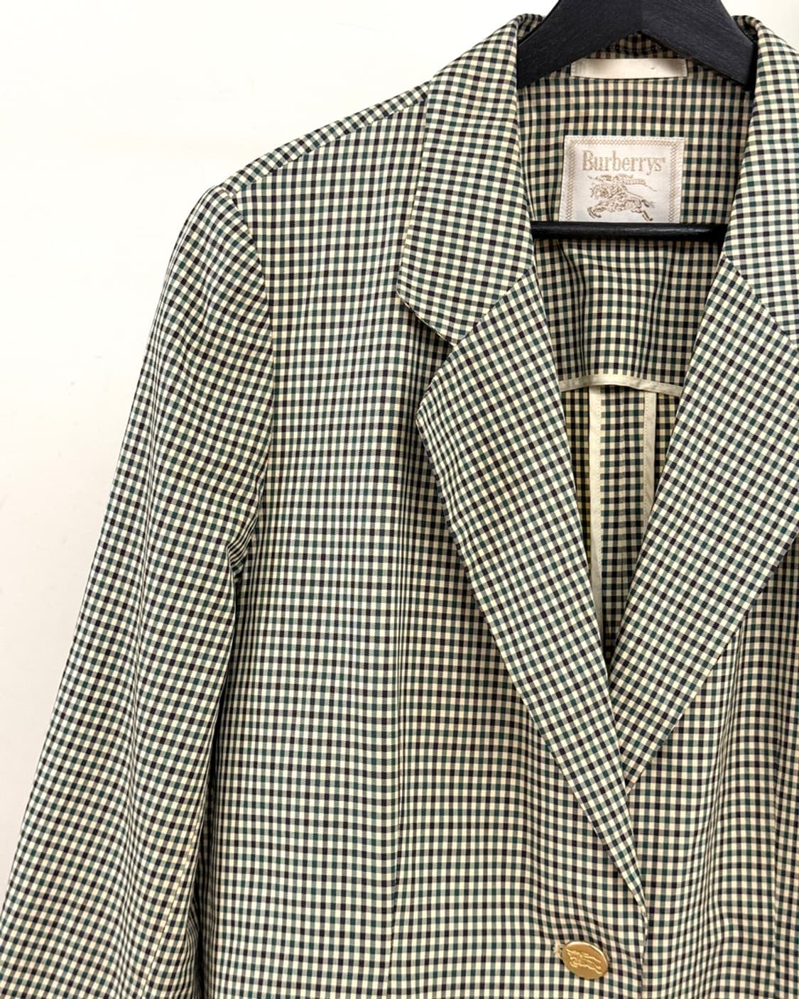 버버리 그린 클래식 핸드스투스 블레이저 상품이미지3