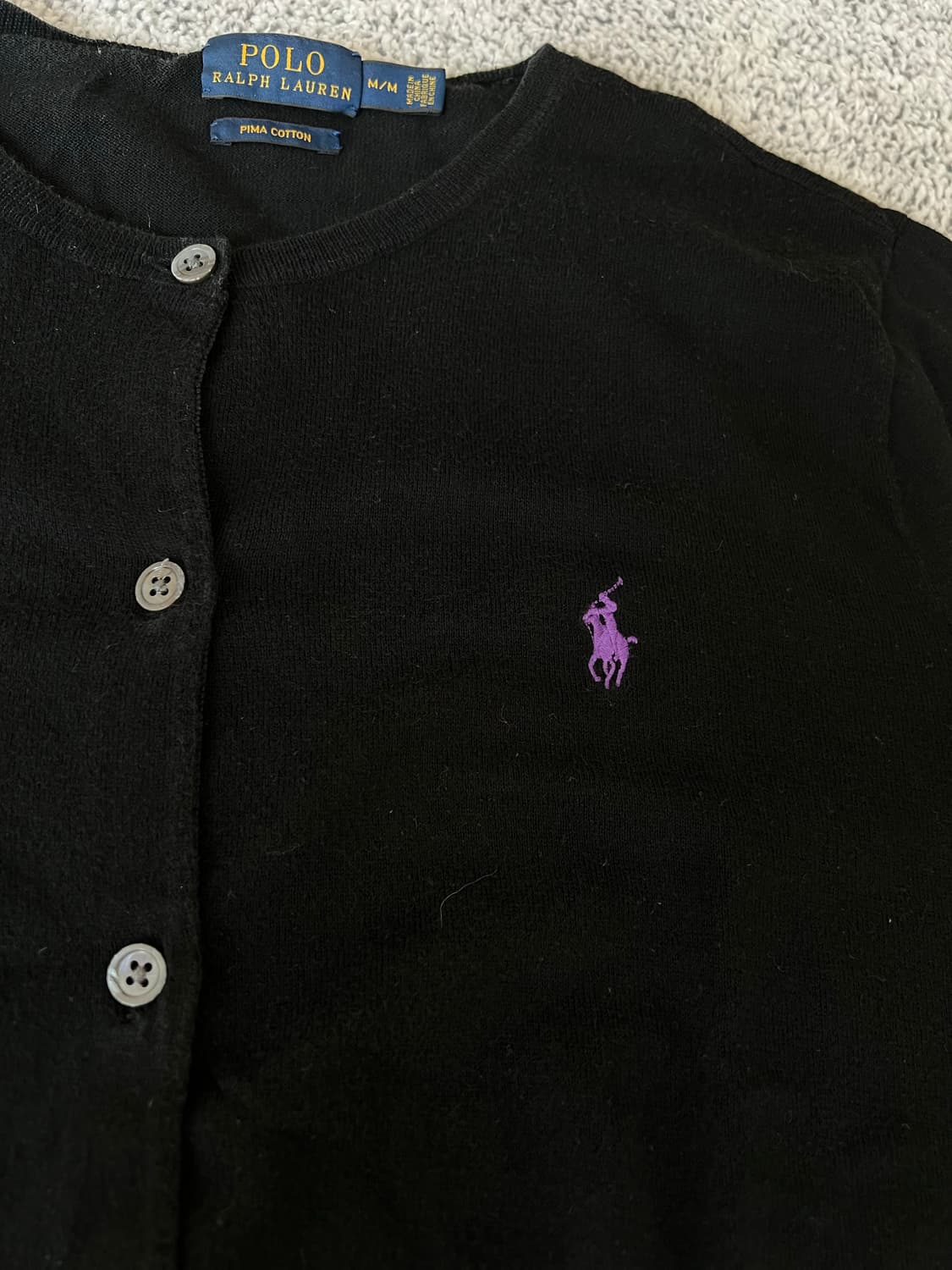 폴로 랄프 로렌　피마 코튼　가디건 상품이미지2