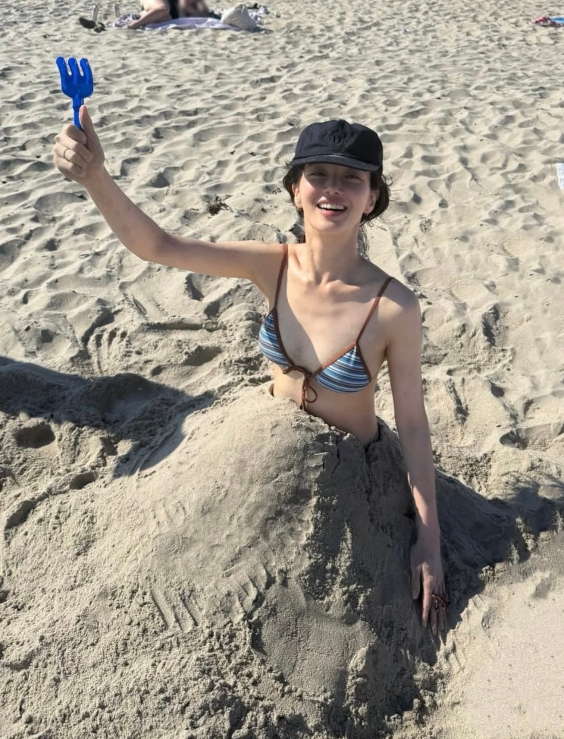 TRIANGLE BIKINI TOP (BLUEBERRY MUFFIN) 상품이미지1