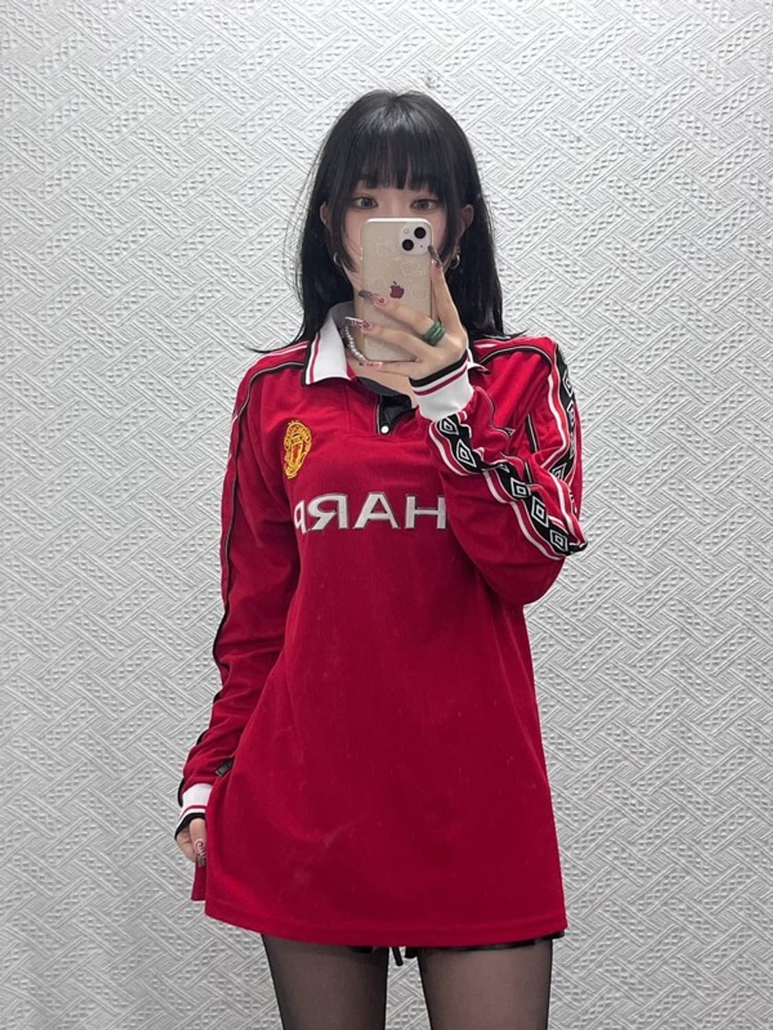 엄브로 레트로 맨체스터 유나이티드 유니폼 반팔티 2XL C11902 상품이미지2
