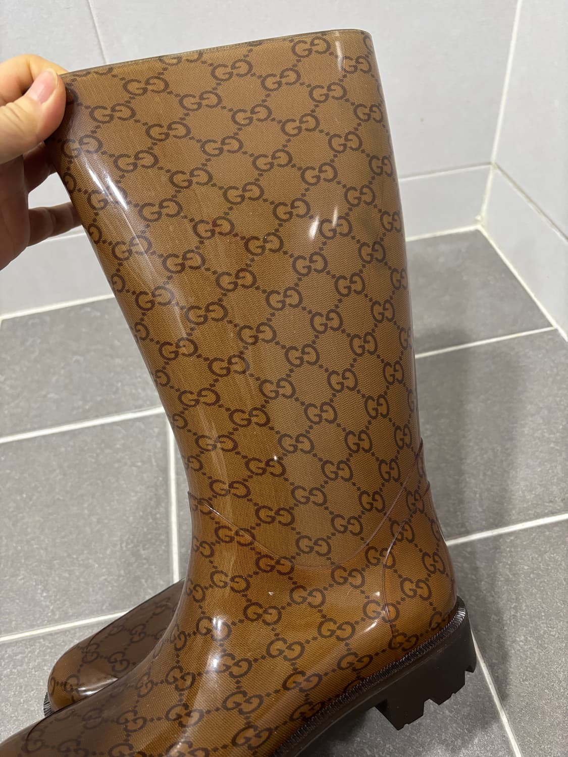 정품)구찌 레인부츠 상품이미지4