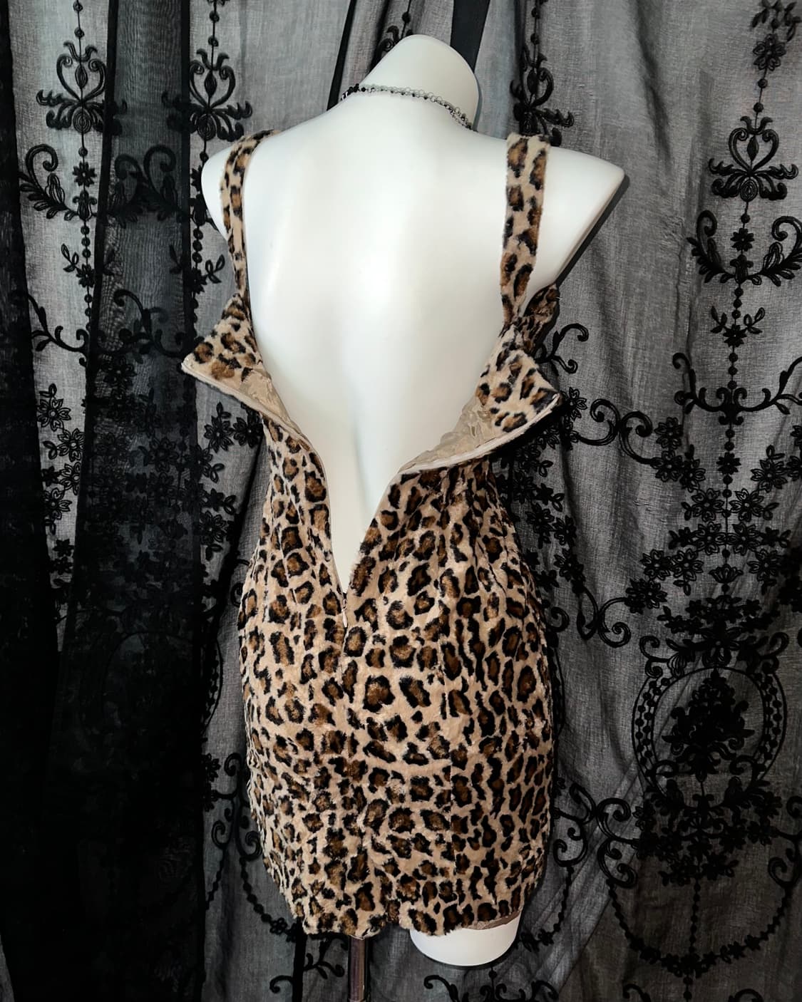 Gyaru leopard print dress 상품이미지3