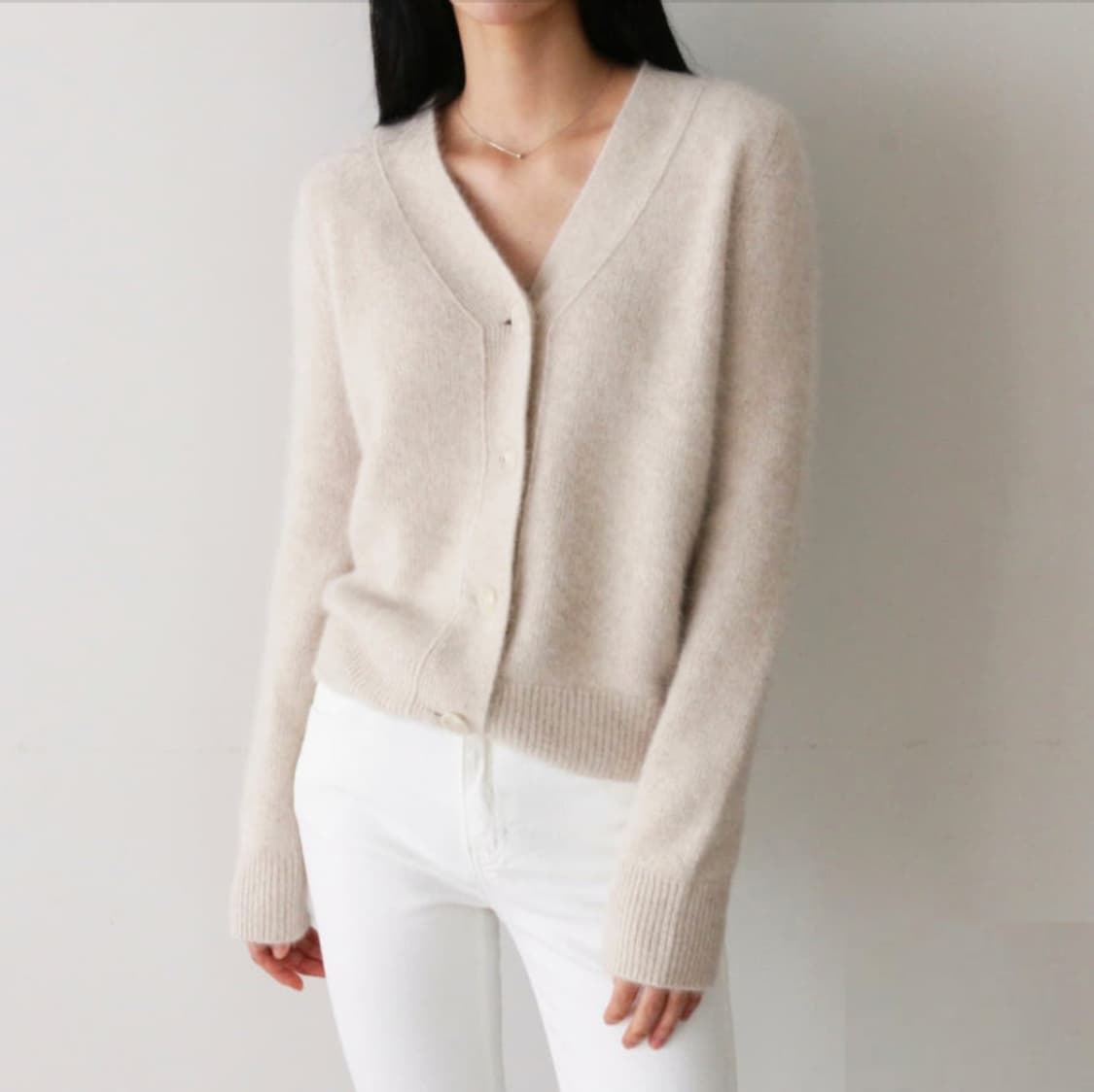 모아니(MOANI) 라쿤 폭스 가디건 프리사이즈 새상품 상품이미지3