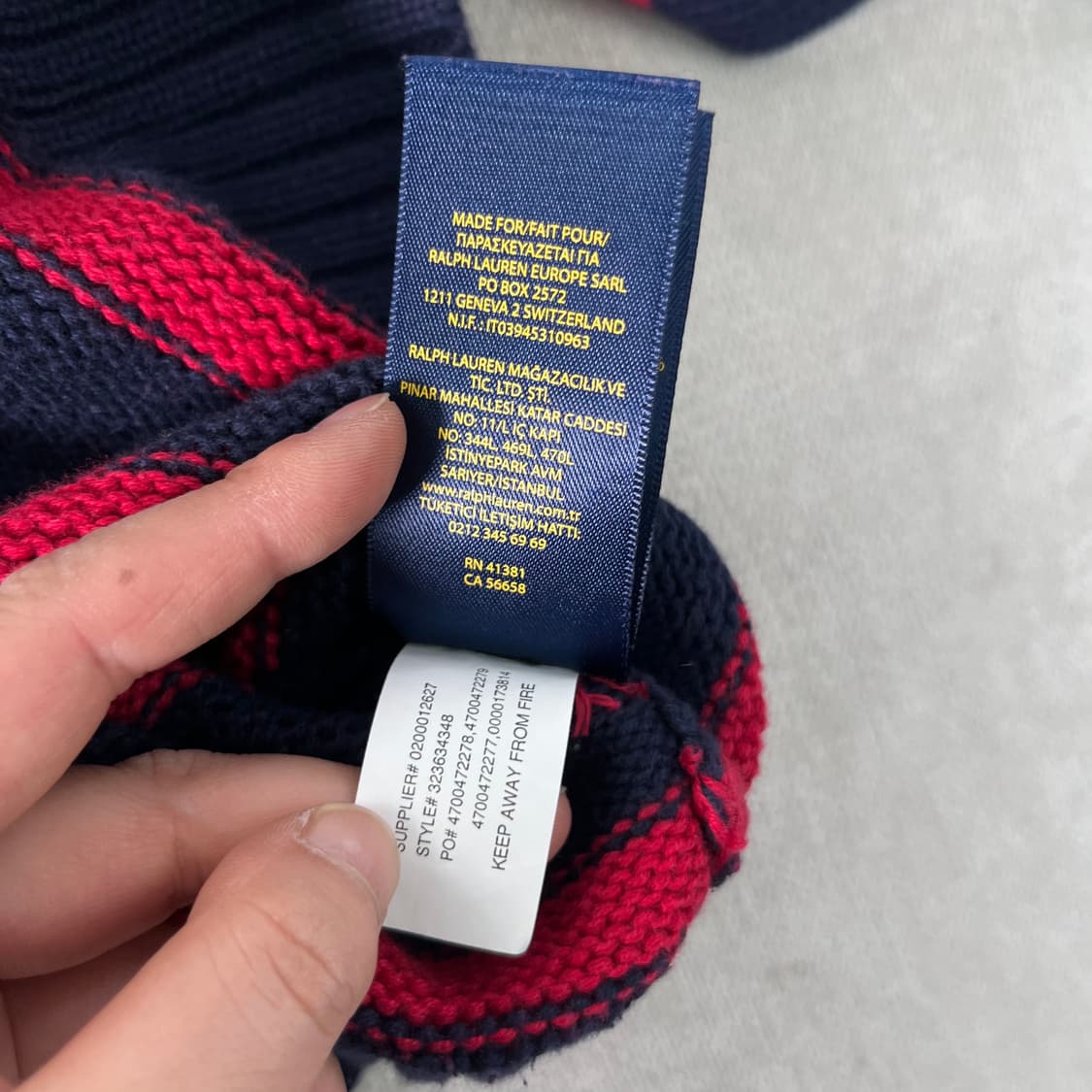 95 폴로랄프로렌 스트라이프 코튼 니트 상품이미지7