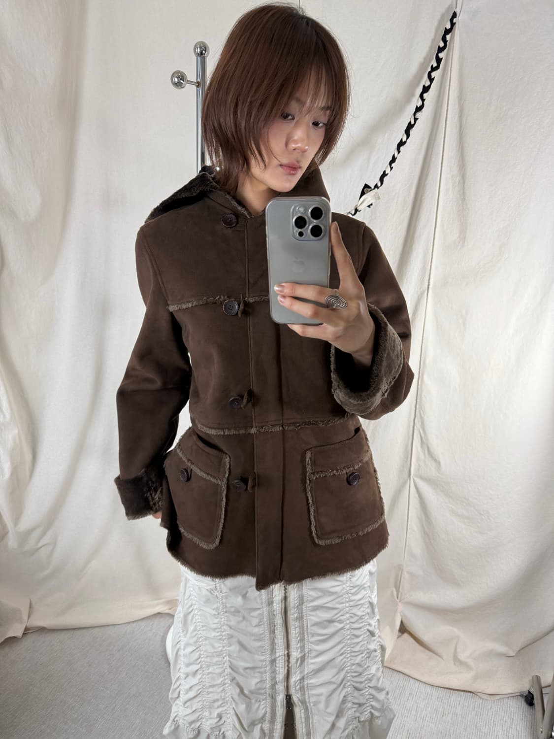 Burberry London 에코 시어링 자켓 상품이미지2