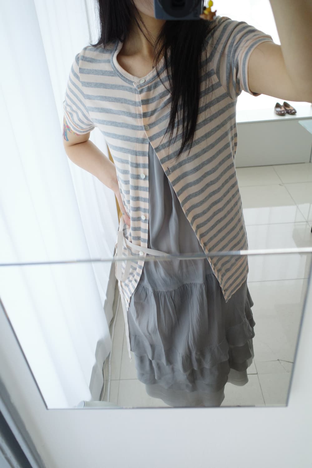 2012ss Cadigan docking dress   상품이미지3