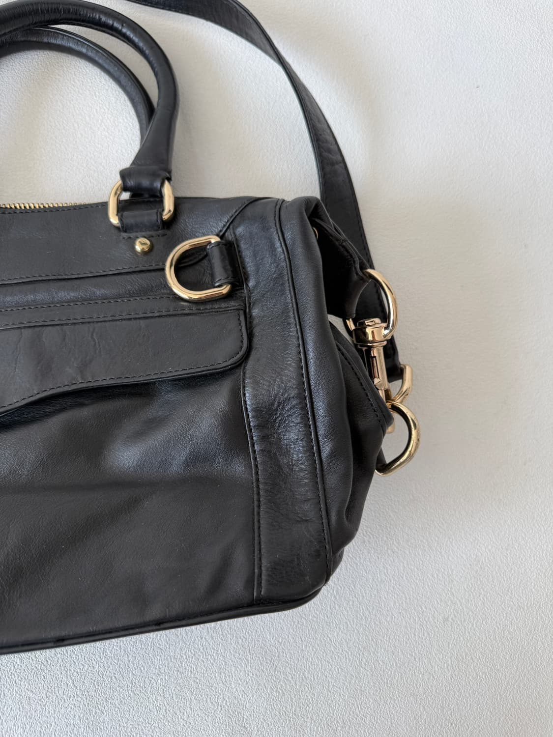 Pre owned 레더 토트 크로스백 상품이미지6