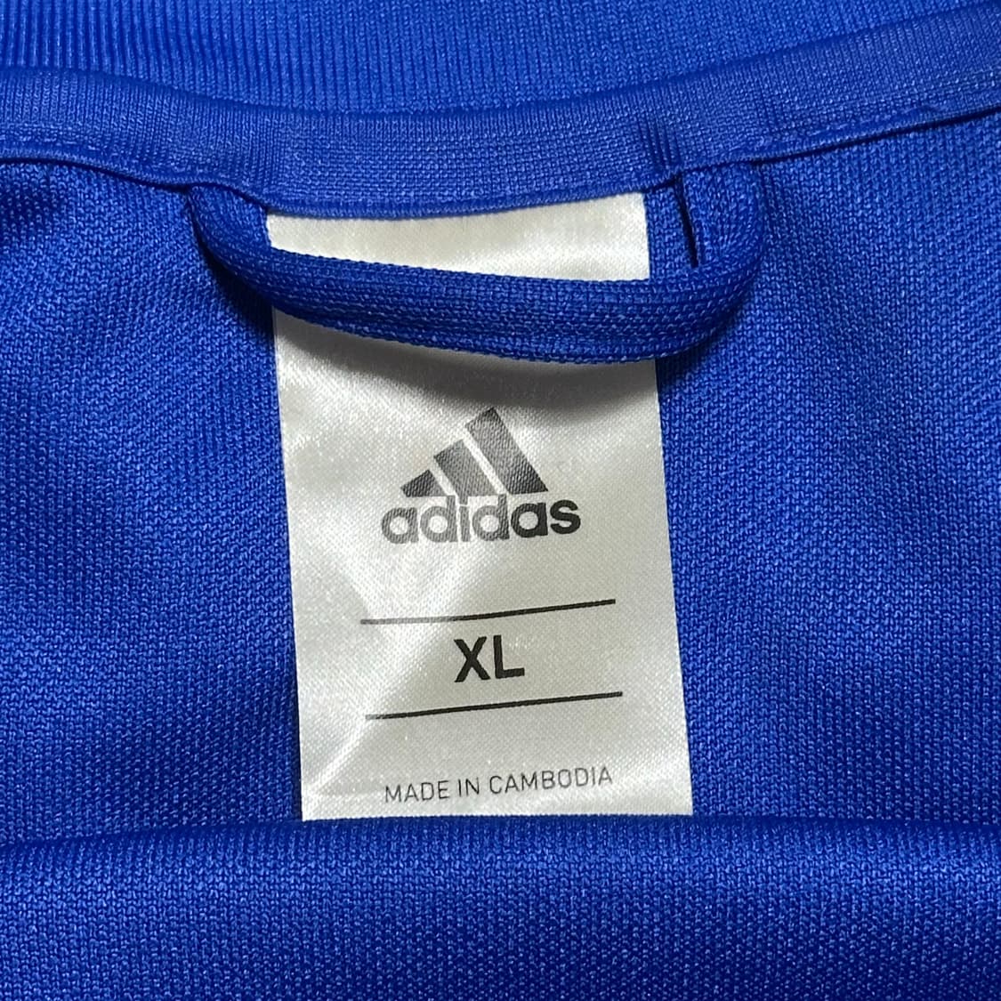 XL 아디다스 첼시 블루 삼선 트렉탑 상품이미지4