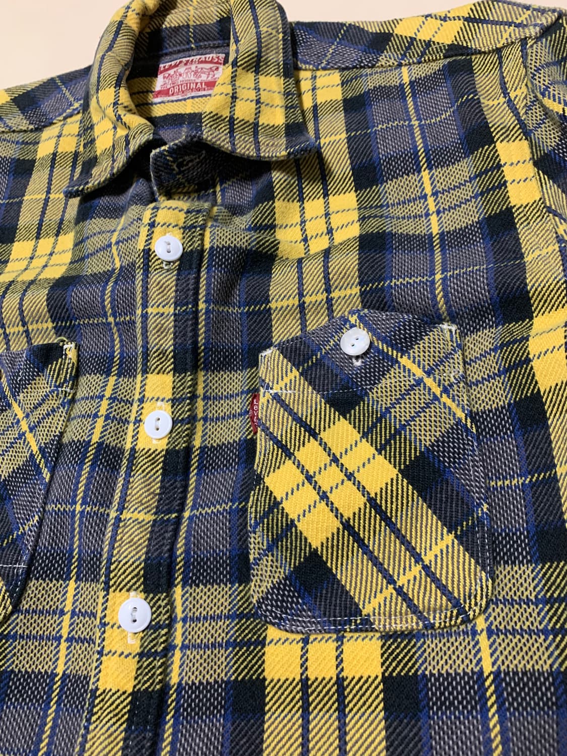 [L] 리바이스 키무라 파머스 타탄 체크 플란넬 셔츠 상품이미지4