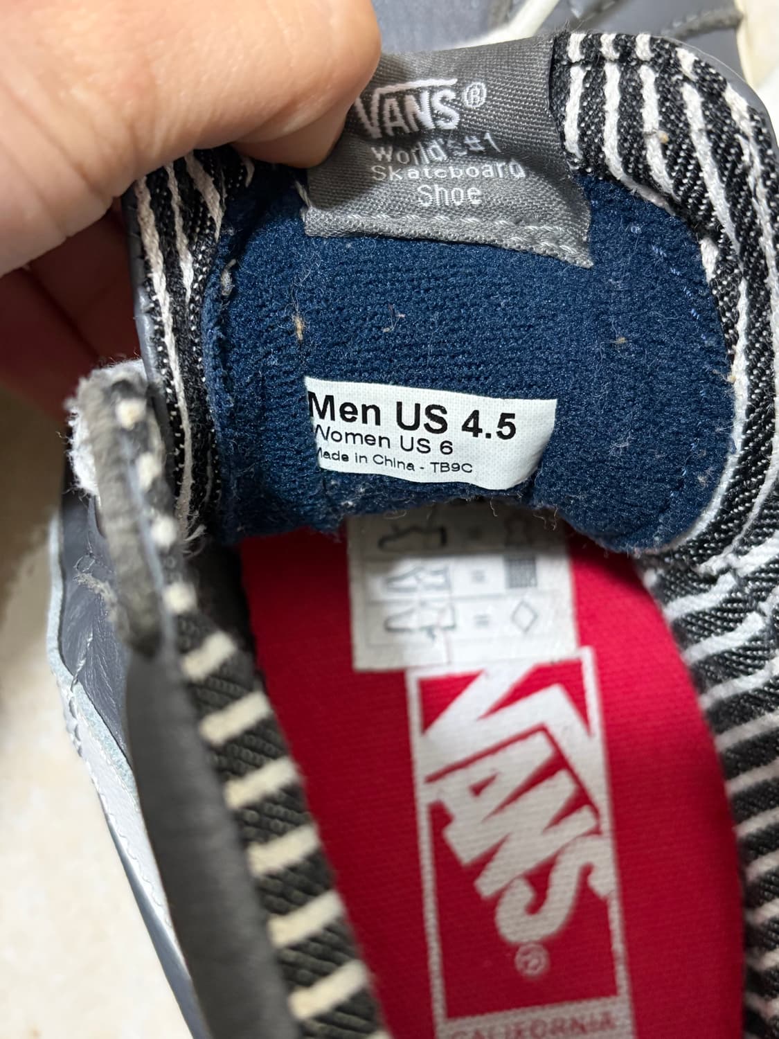 반스 스케이트 하이 235 상품이미지4