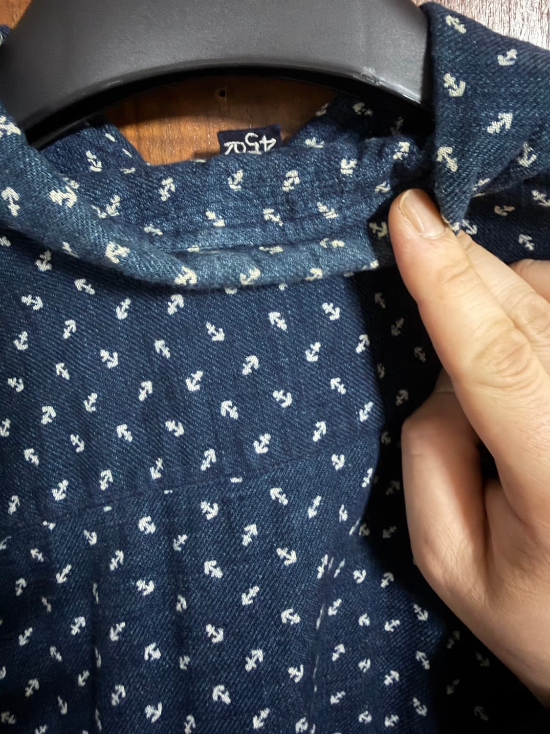 45r_앵커 패턴 셔츠 4사이즈 상품이미지10