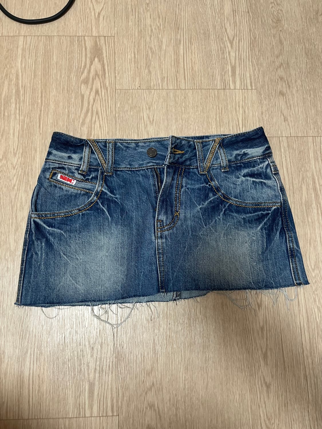 스컬프터 Vintage Micro Denim Skirt Blue 상품이미지5