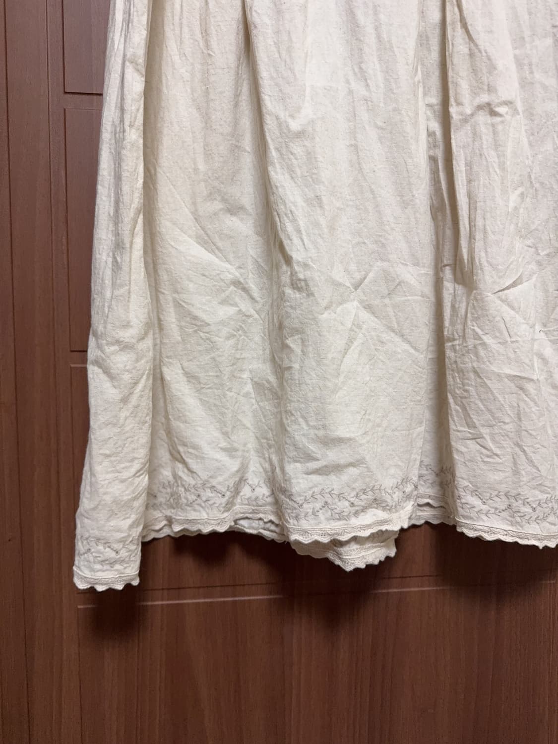 모리걸 하구미 일본 빈티지 사만사모스 아이보리 레이스 자수 롱 원피스 상품이미지4