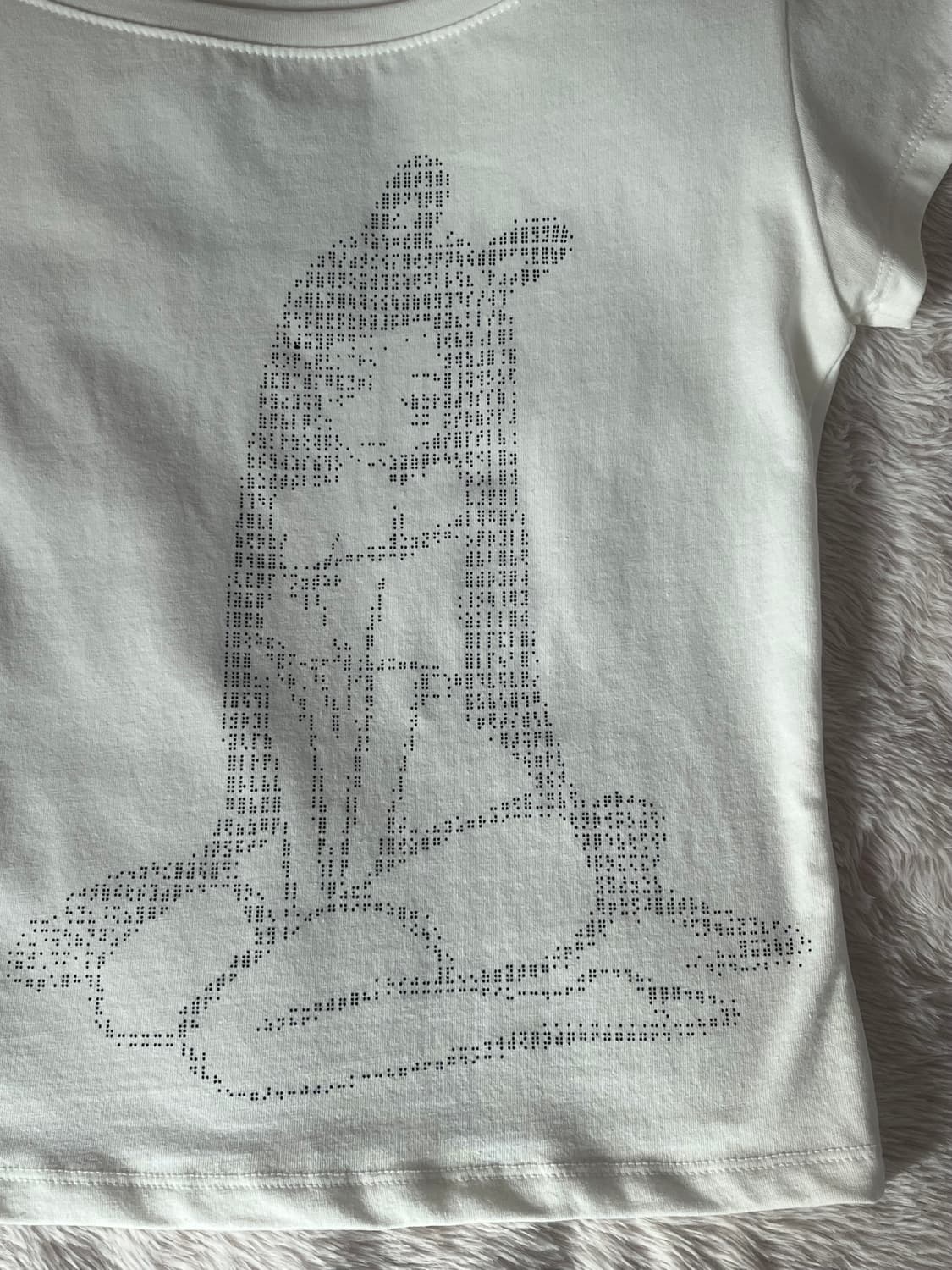 버니앤돌 Bunny Girl Printed - T (white) 상품이미지4