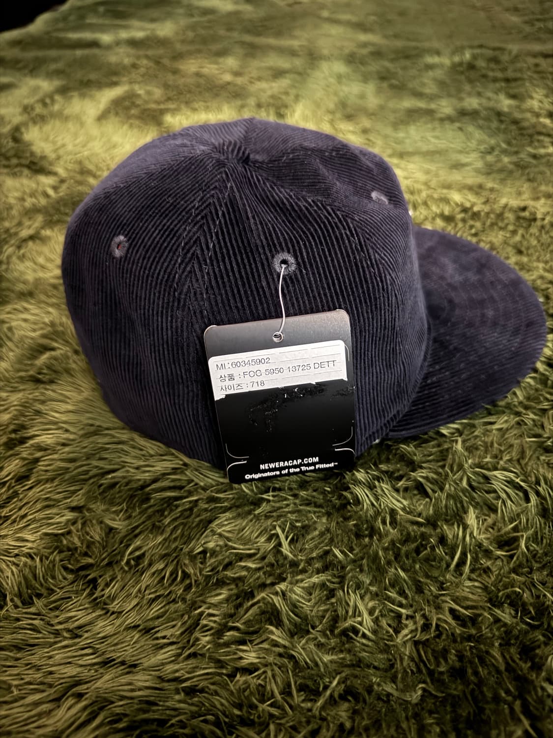 [718] FOG 피어오브갓 x 뉴에라 59fifty 코듀로이 사이즈 캡 상품이미지4