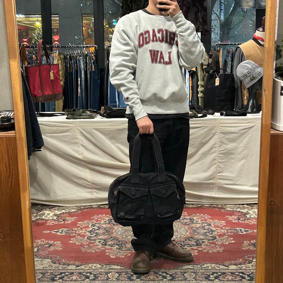 요시다 포터 밀리터리 토트백 숄더백 70주년 한정판 상품이미지9