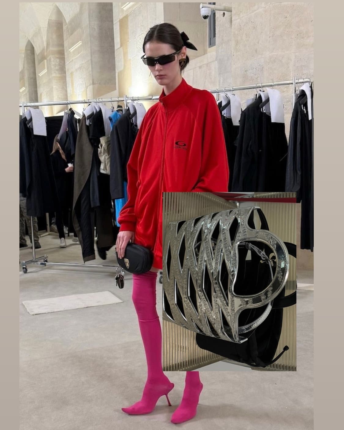 Balenciaga Neo Basket Metallic SilverBag 상품이미지1