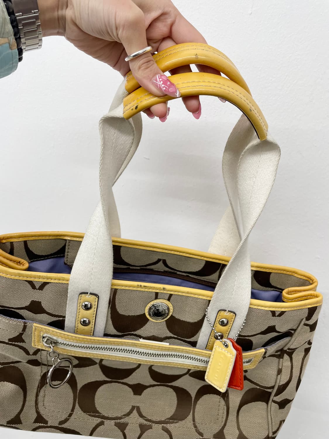 코치 자카드 시그니처 숄더백  상품이미지7