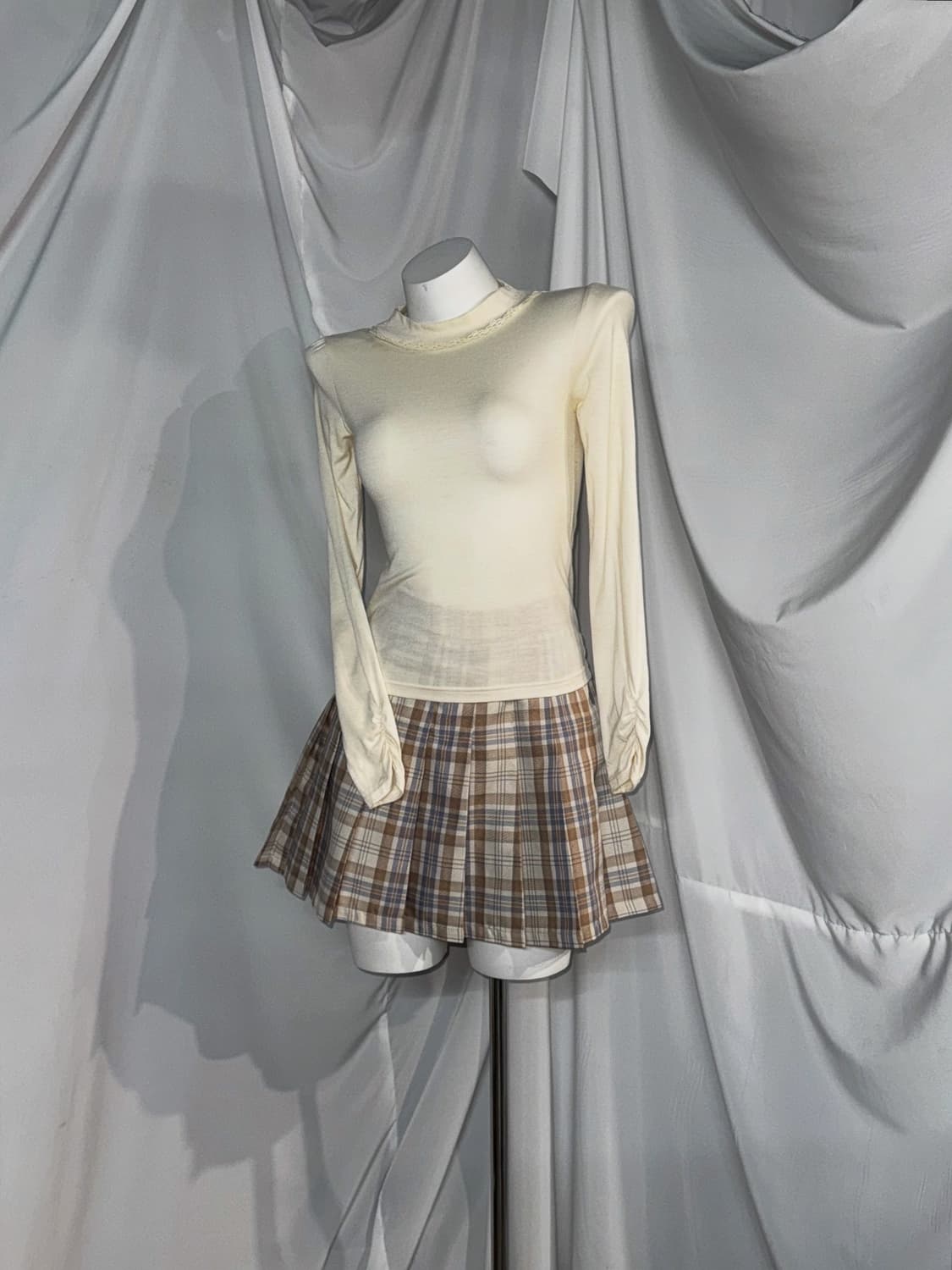 하치깔 브라운 피치 러블리 히메 코디세트  상품이미지3