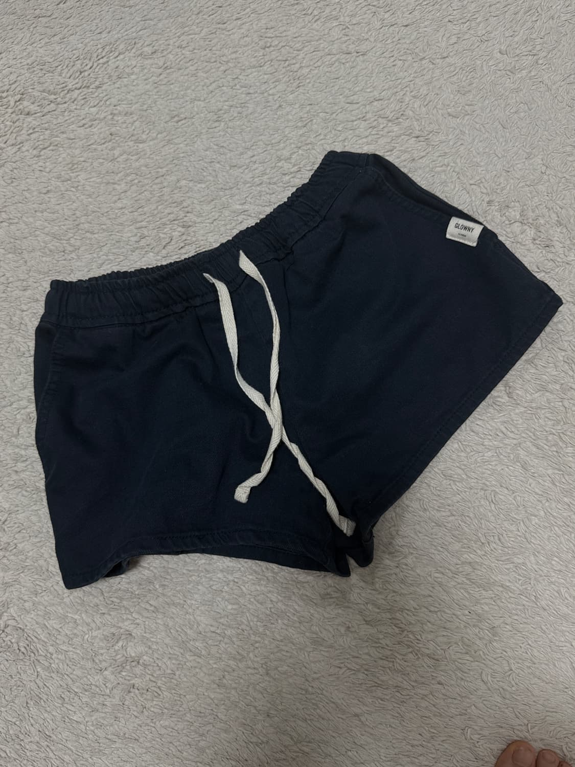 글로니 G CLASSIC COTTON TWILL SHORTS (BLACK 상품이미지1