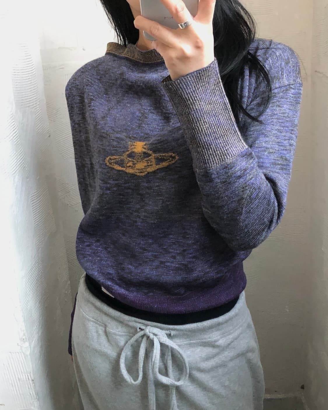 Vivienne Westwood 비비안웨스트우드 레드라벨 오브 로고 니트 상품이미지1