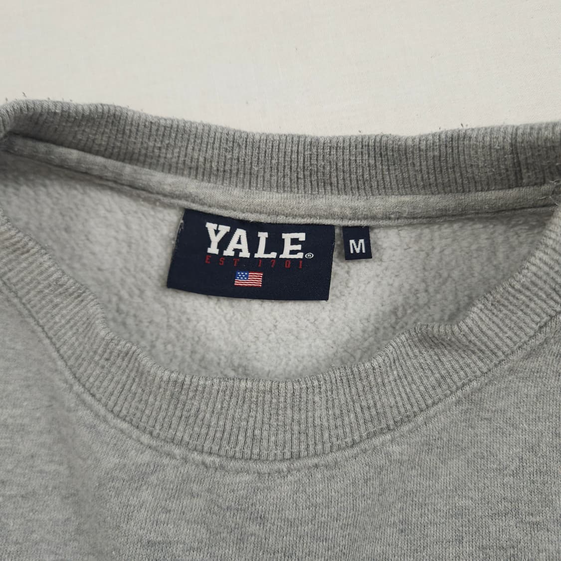 M(95) 예일 YALE 로고 기모 맨투맨 상품이미지4