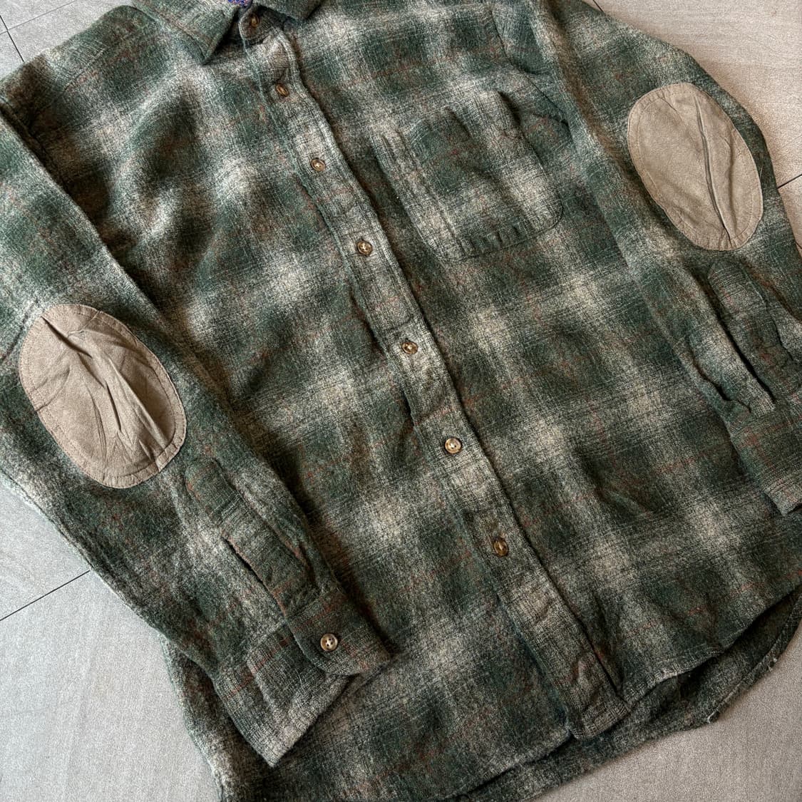 90s Pendleton 90년대 미국 생산 펜들턴 체크 울 셔츠 상품이미지6