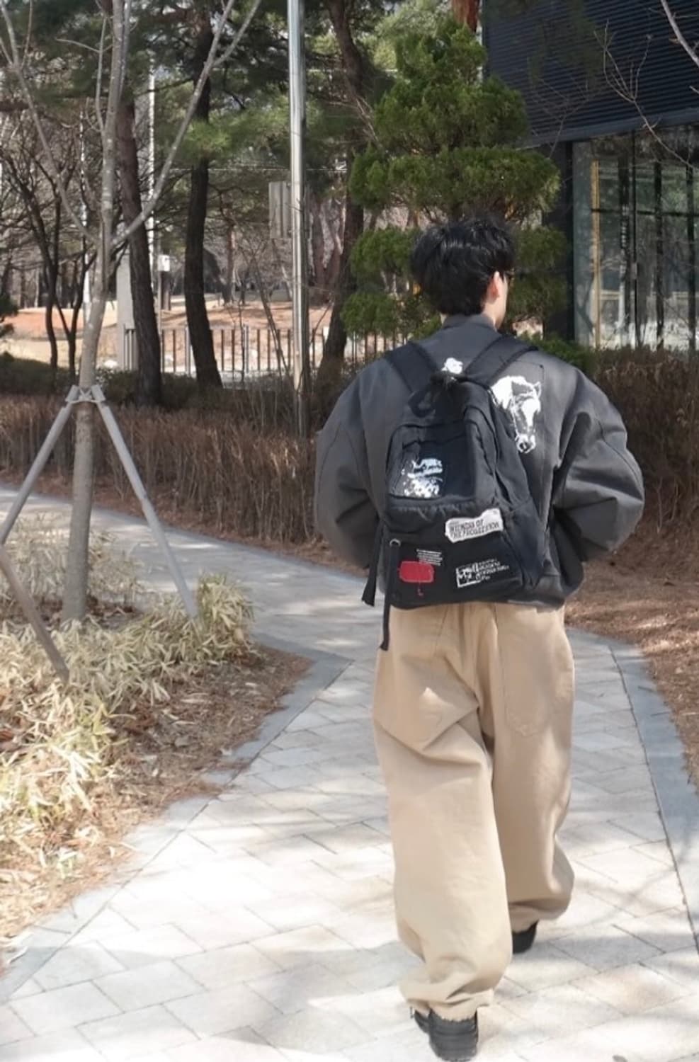 MJD) CANVAS 3D KNEE PANTS BEGE L사이즈 상품이미지4