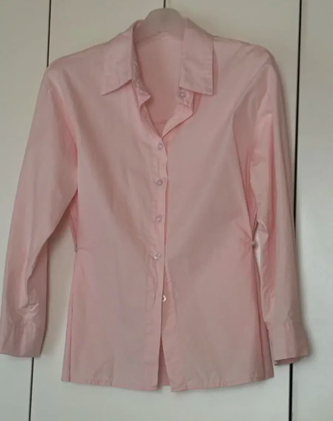 에이블리깔 핑크셔츠 상품이미지7