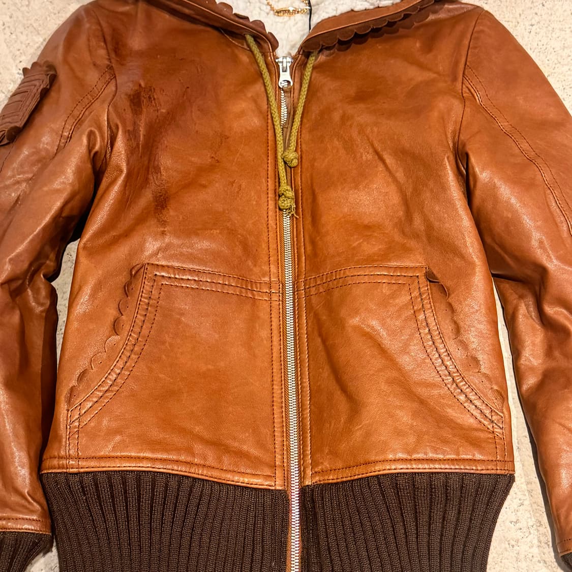 양가죽 후드집업 상품이미지6