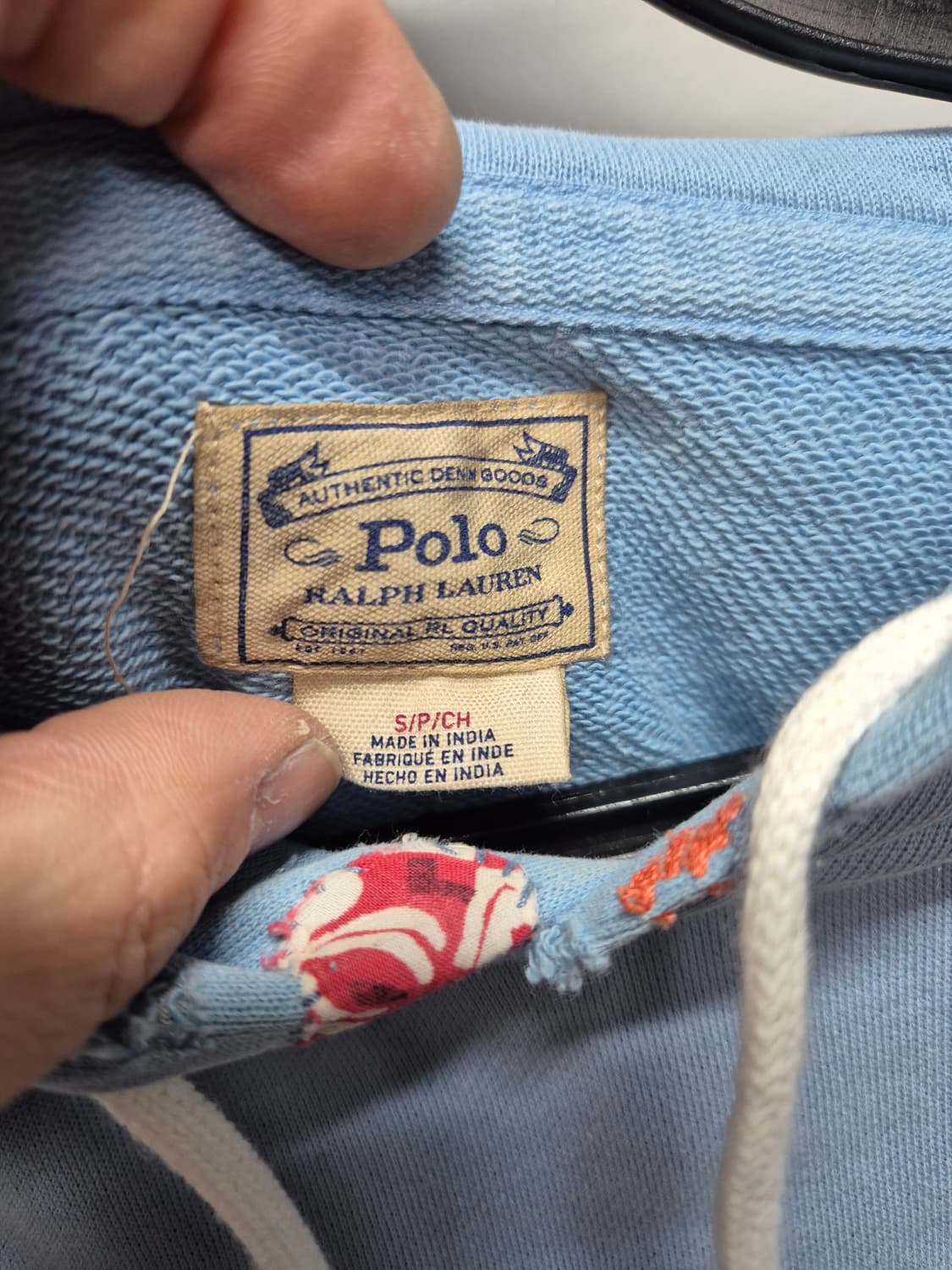 폴로 여성 패치워크 후드 상품이미지3