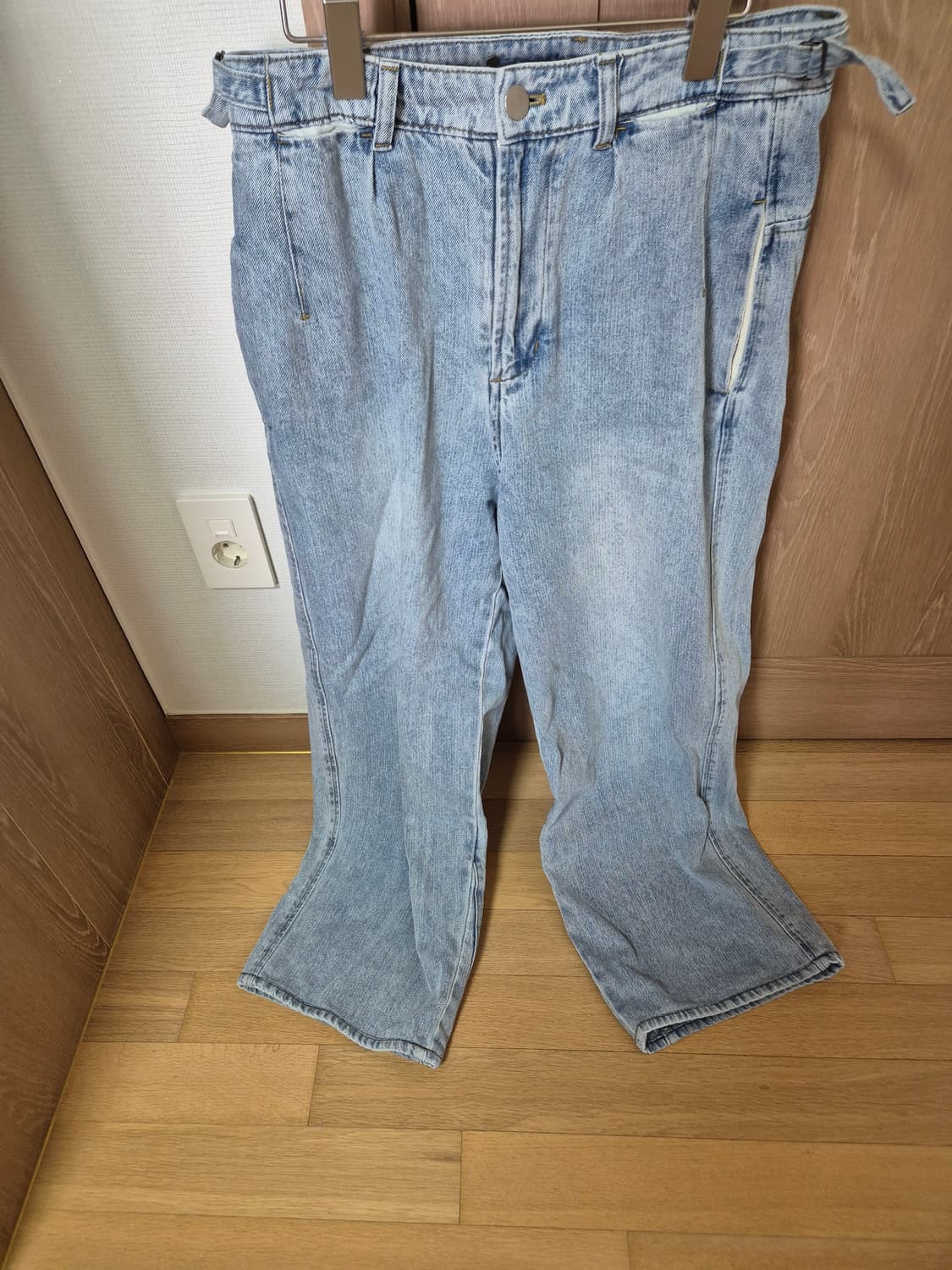 폴리테루 루즈드 데님 블리치아이스 3사이즈(31) 판매해요 상품이미지3